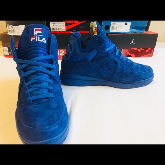 blue suede filas